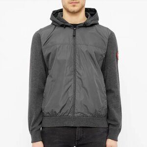 Canada goose mens Windbridge Hoody iron grey